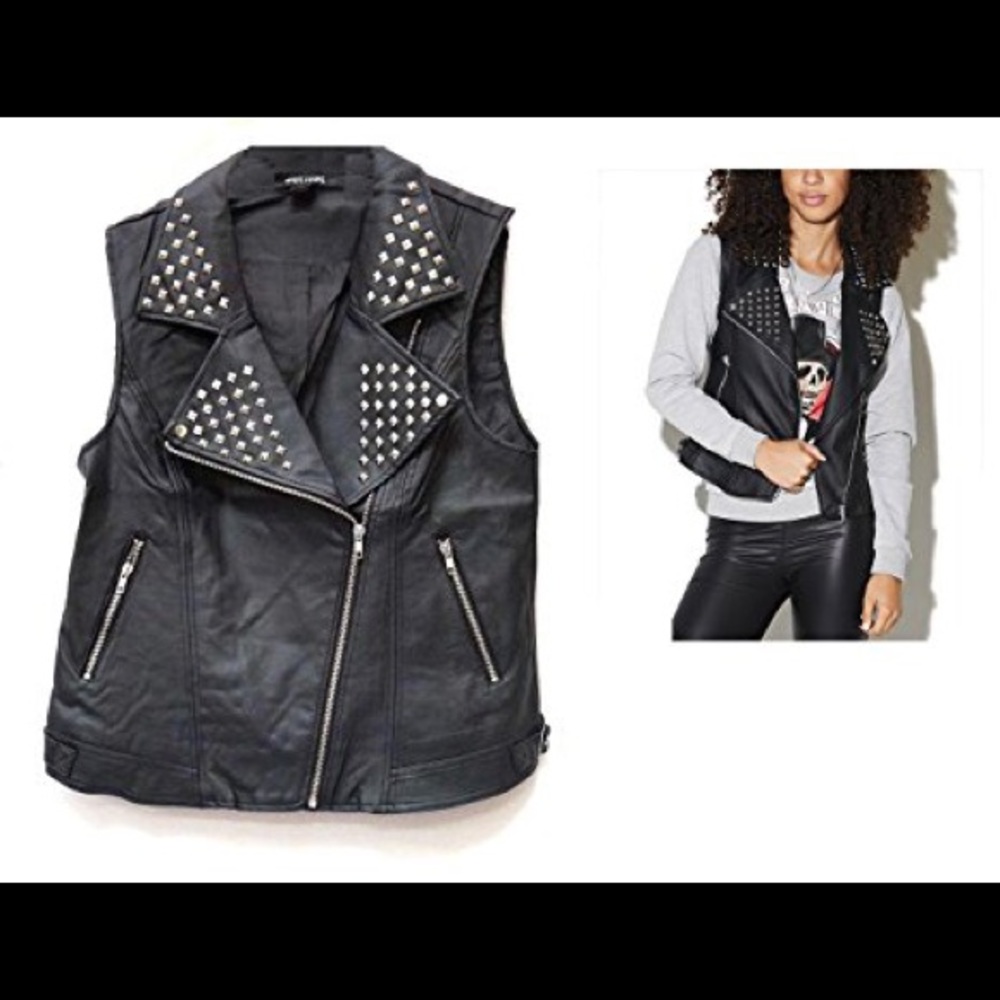 Black Moto Vest